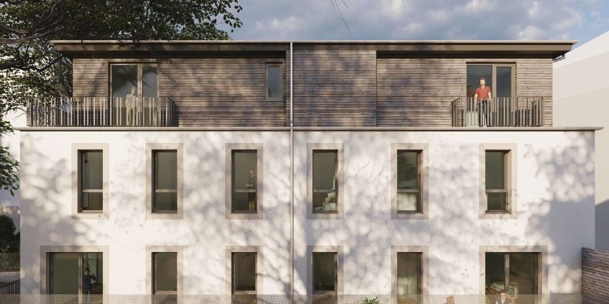 Erstbezug: exklusive 4-Raum-Maisonettewohnung mit 2 Bädern und großer Dachterrasse