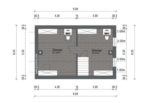 Grundriss Dachgeschoss