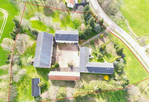 Draufsicht mit Grenze