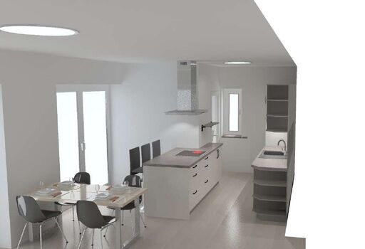 Visualisierung Einbauküche