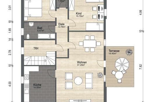 Grundriss Erdgeschoss