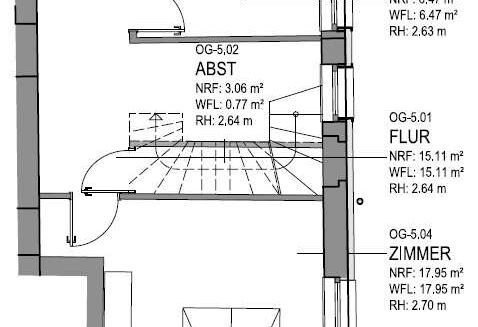 Grundriss WE 05 untere Ebene