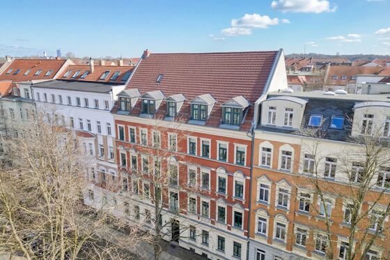 Attraktive 3-Raum-Maisonettewohnung mit Balkon in Leipzig-Schleussig