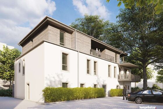 Erstbezug: hochwertig ausgestattete 3-Raumwohnung in zweiter Reihe mit EBK und großem Balkon