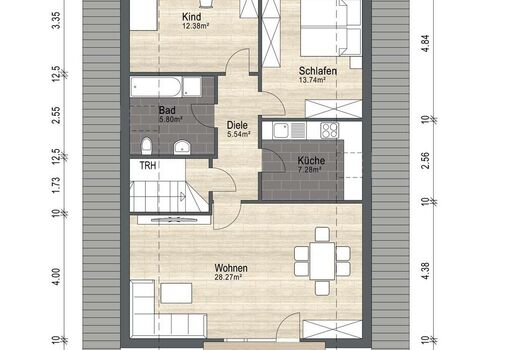 Grundriss Dachgeschoss