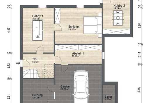 Grundriss Kellergeschoss