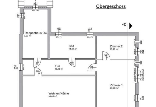 Grundriss Obergeschoss