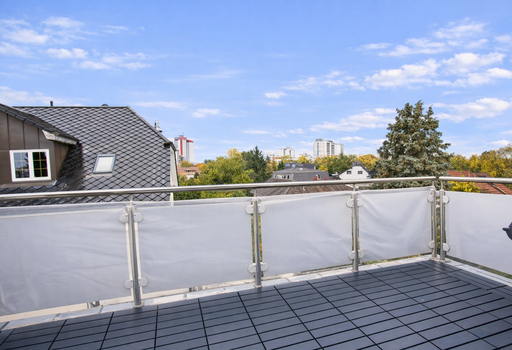 Balkon Ost-Ausrichtung