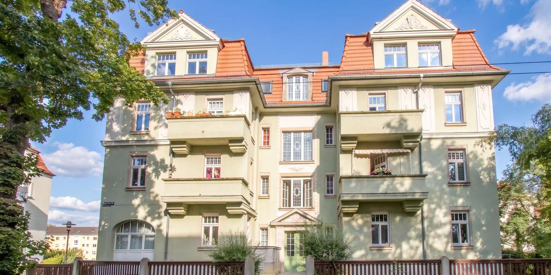 Bezugsfrei: charmante 3-Raumwohnung mit Einbauküche in Dresden-Cotta