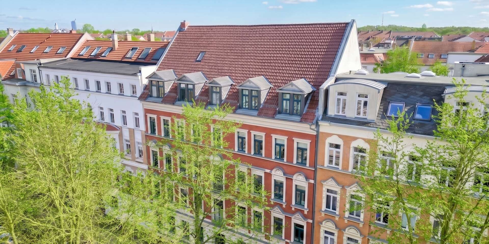 Attraktive 3-Raum-Maisonettewohnung mit Balkon in Leipzig-Schleussig