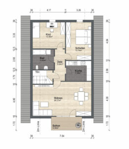 Grundriss Dachgeschoss